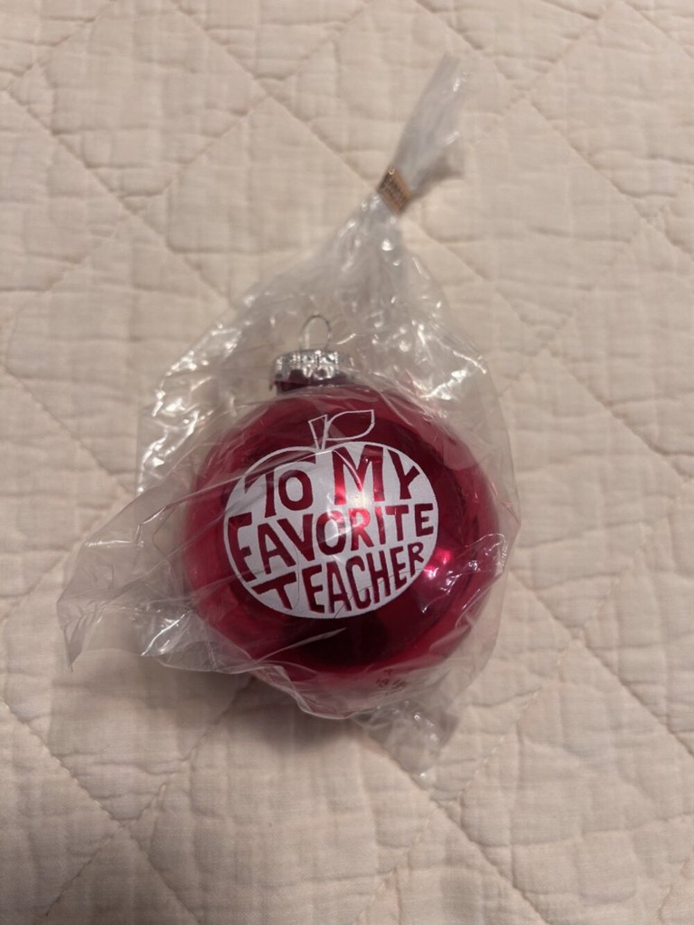Bronners teacher ornament
